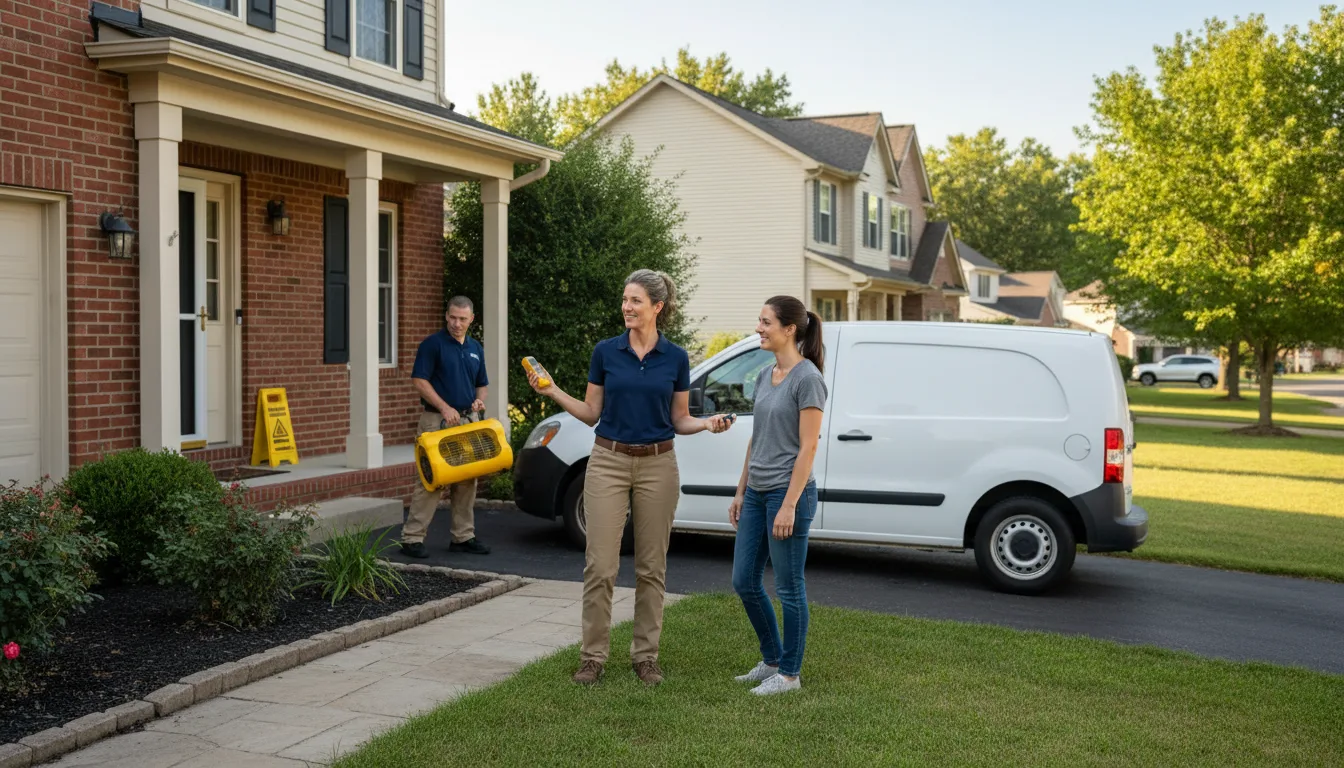 Water restoration image for Water Damage & Restoration Services in Oak Park, MI